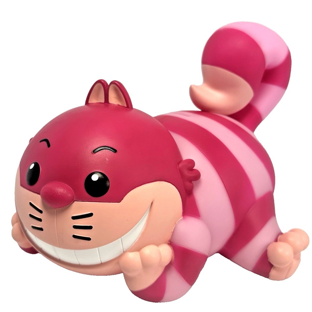 Disney Cheshire‎ Cat Piggy Bank Figural Coin Bank Alice Monogram New